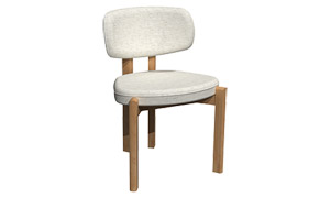Chaise en chêne rouge CR-9300